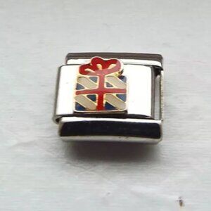 Enamel present/gift 9mm stainless steel Italian charm bracelet link new